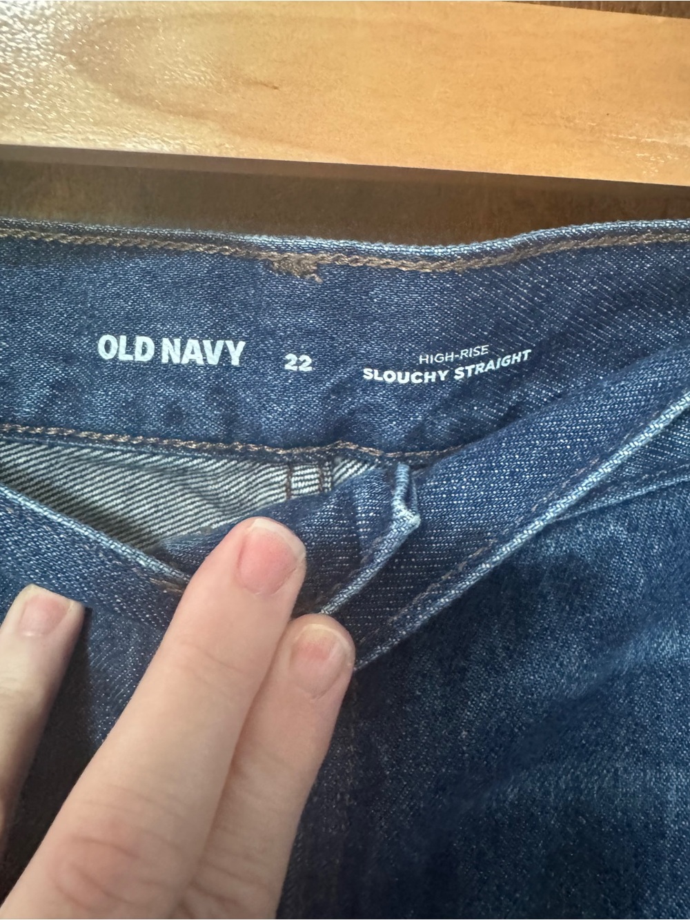 Old Navy High Waisted Slouchy Straight Distressed Denim Cutoff Shorts - Picture 5 of 7